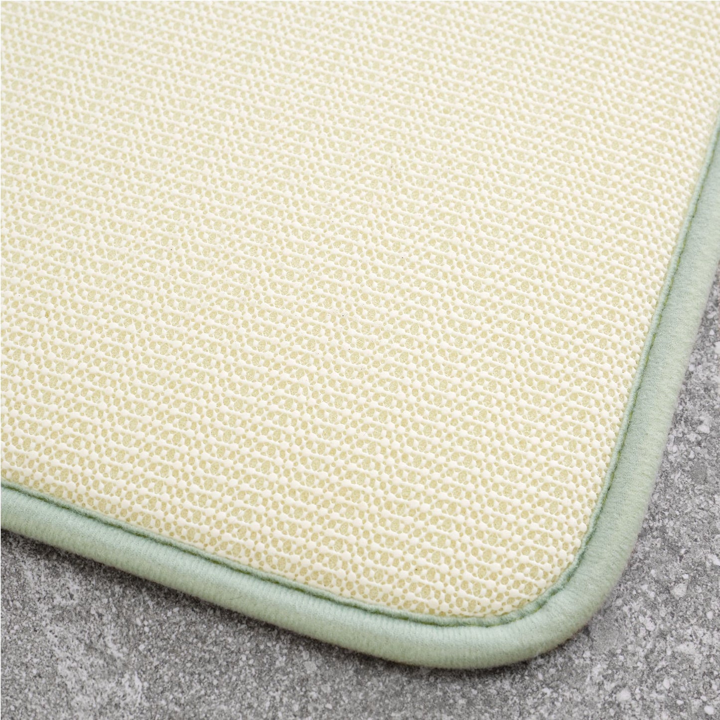 Catherine Lansfield Anti-Bacterial Memory Foam Bath Mat - Sage Green