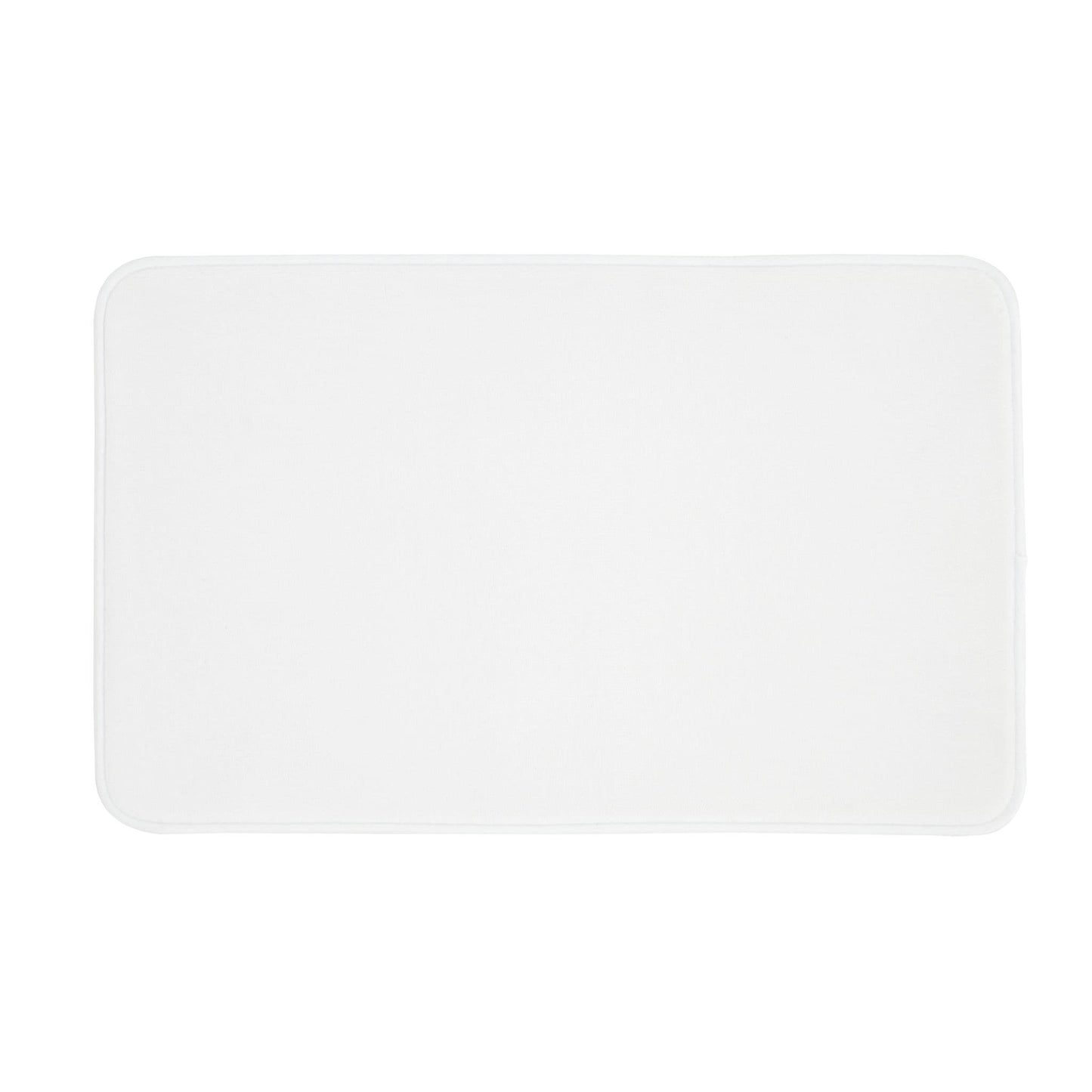 Catherine Lansfield Anti-Bacterial Memory Foam Bath Mat - White