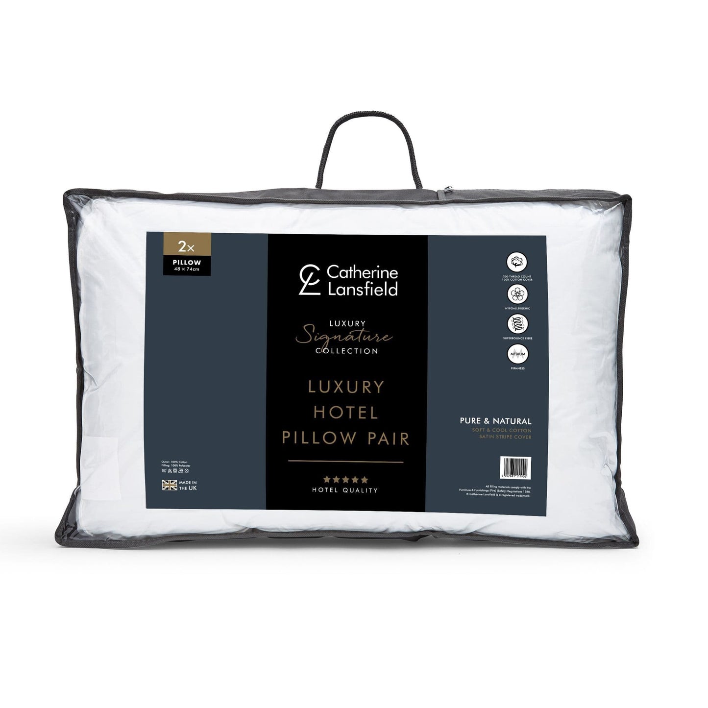 Catherine Lansfield Luxury Hotel Pillows (Pair)