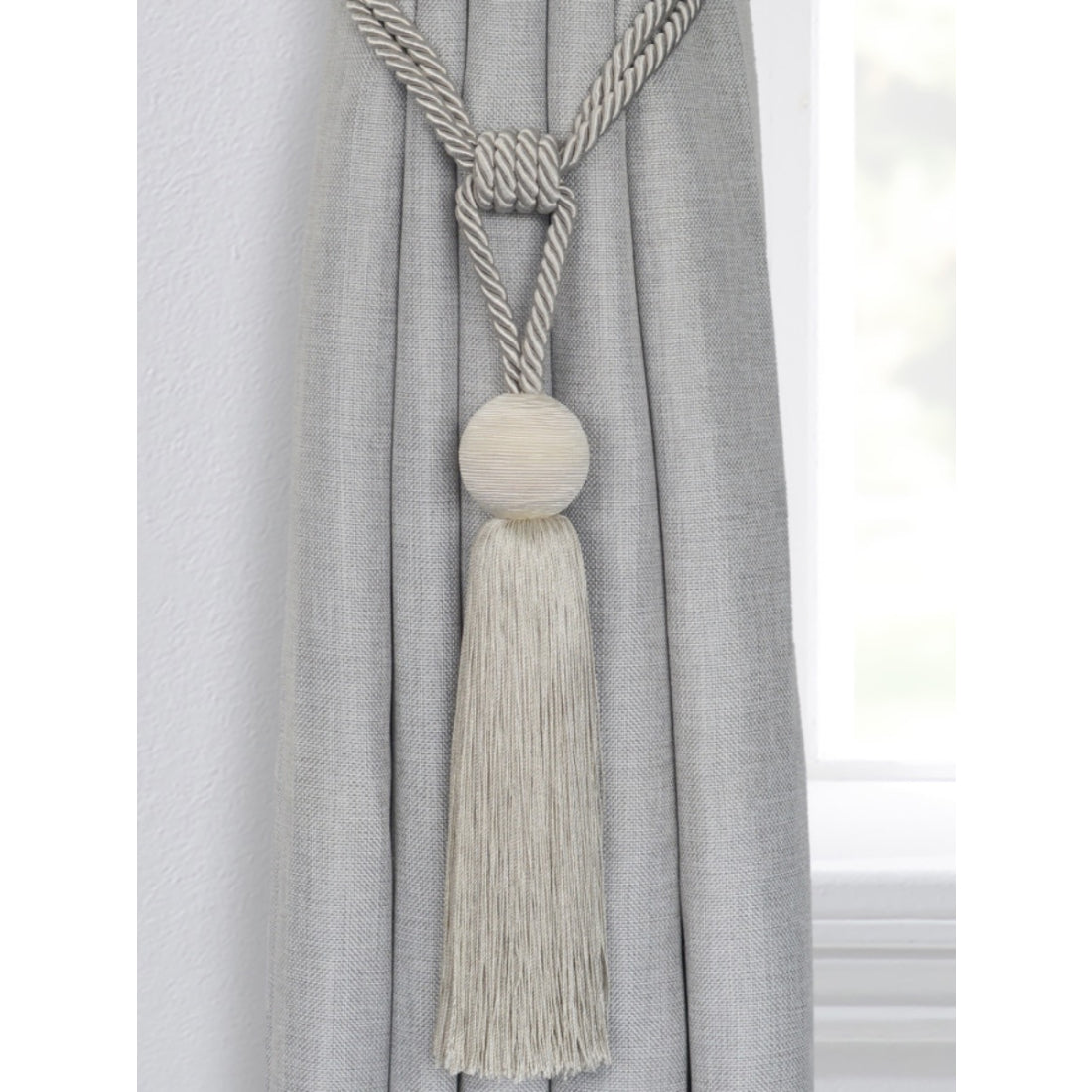 Laura Ashley Theodora Tassel Tieback - Dove Grey