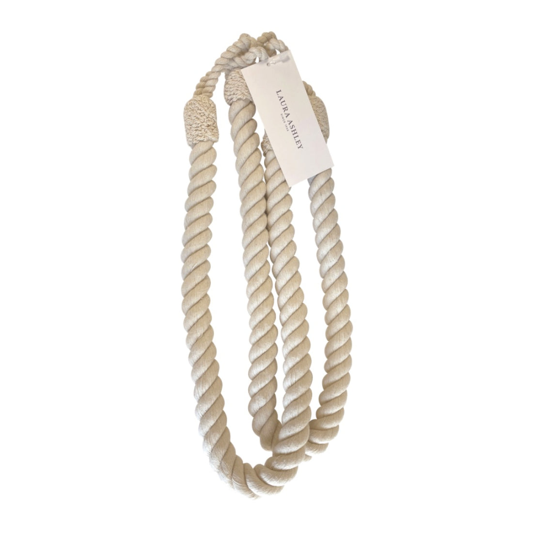 Laura Ashley Natural Rope Tiebacks (Pair) - Natural