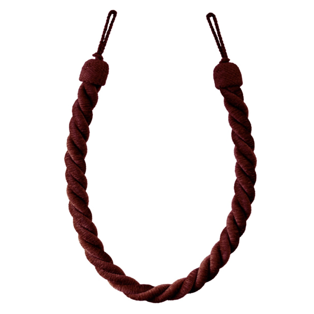 Laura Ashley Grafton Rope Tiebacks (Pair) - Claret