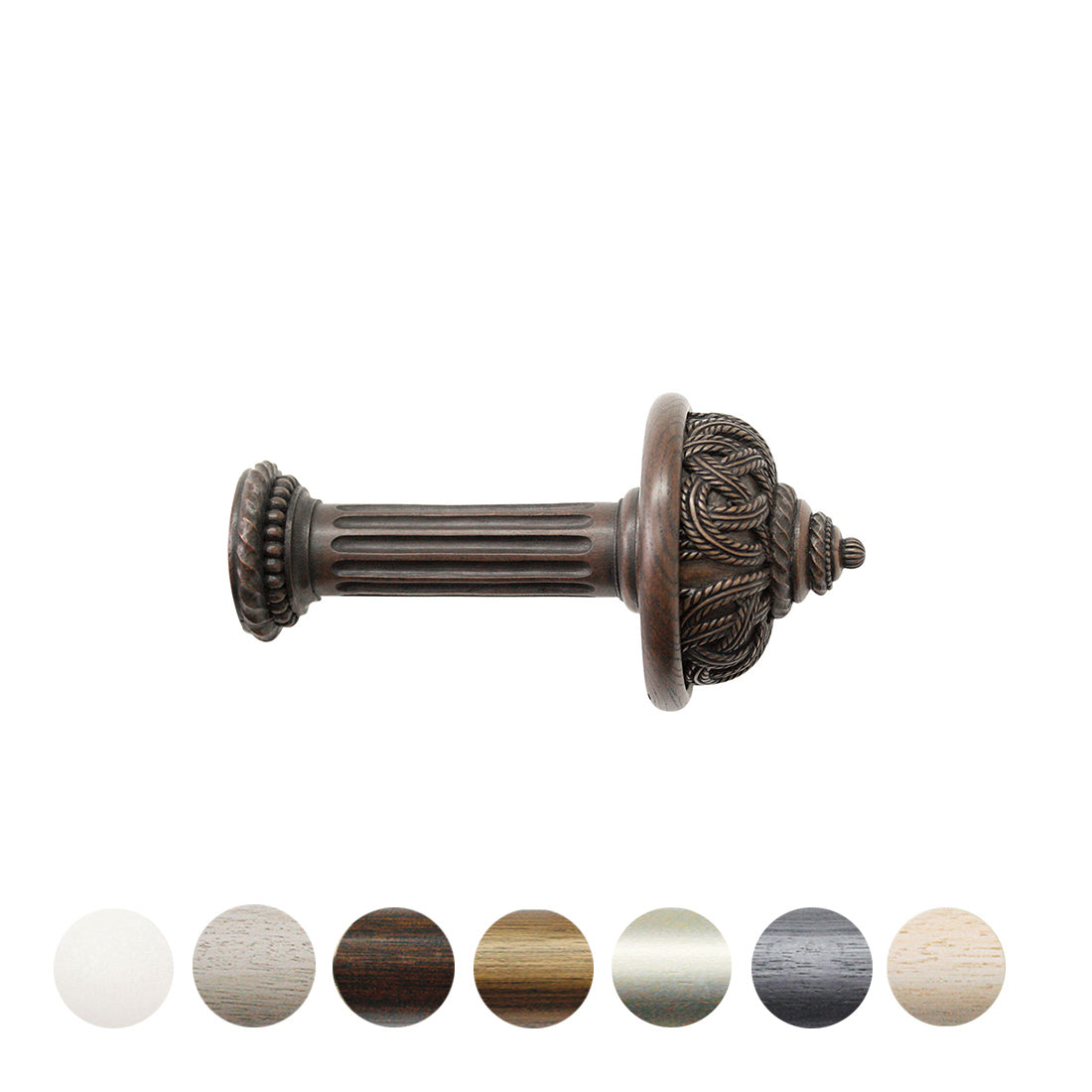 Jones Florentine Rope Wooden Curtain Holdback - Oak