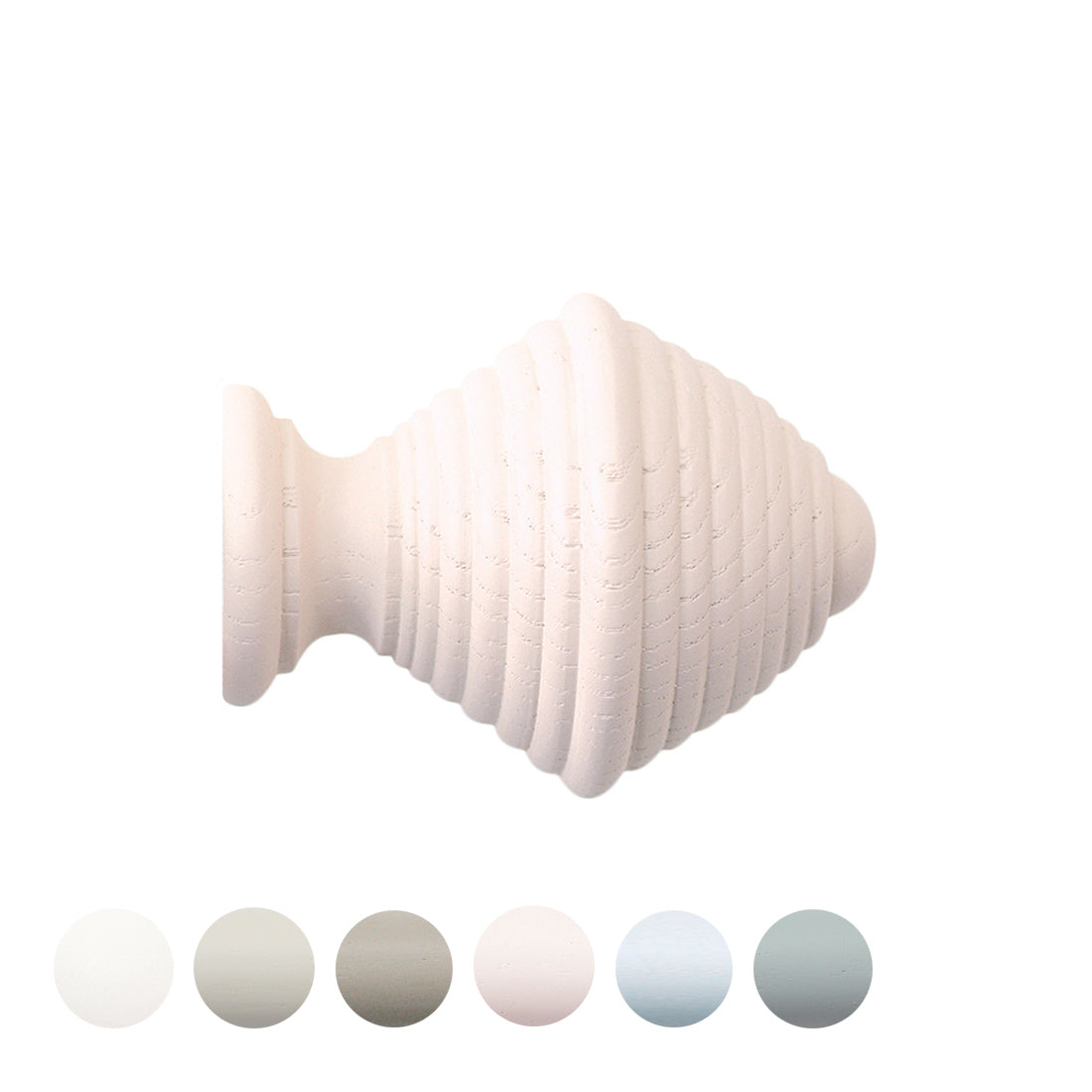 Jones Seychelles Hive 40mm Wooden Curtain Pole Finial - Blush