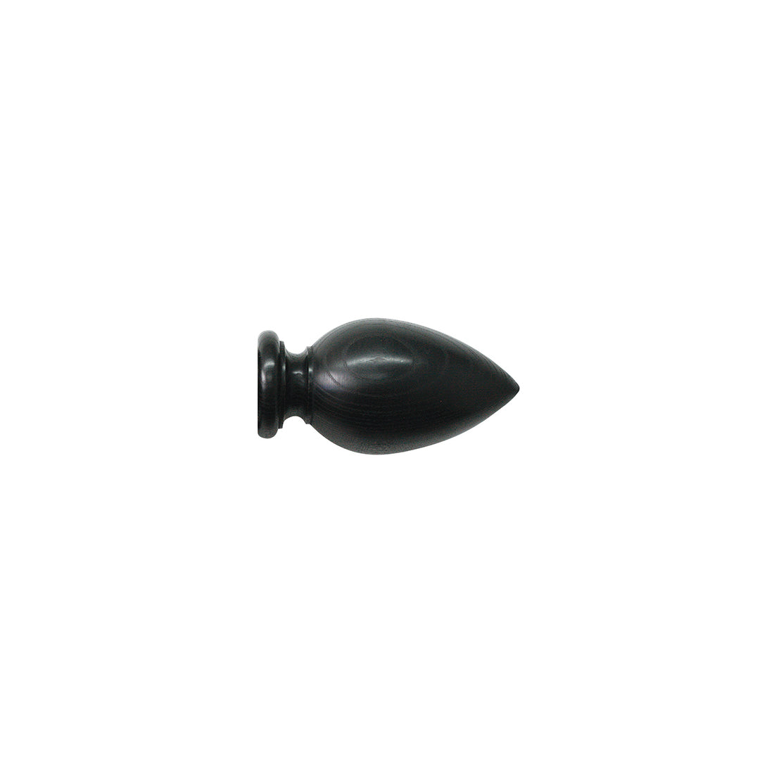 Jones Oakham Cone 50mm Wooden Curtain Pole Finial - Wenge