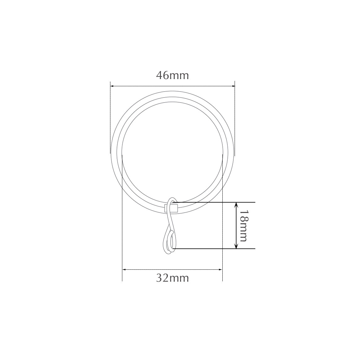 Jones Quartz 28mm Metal Curtain Pole - Matt Nickel