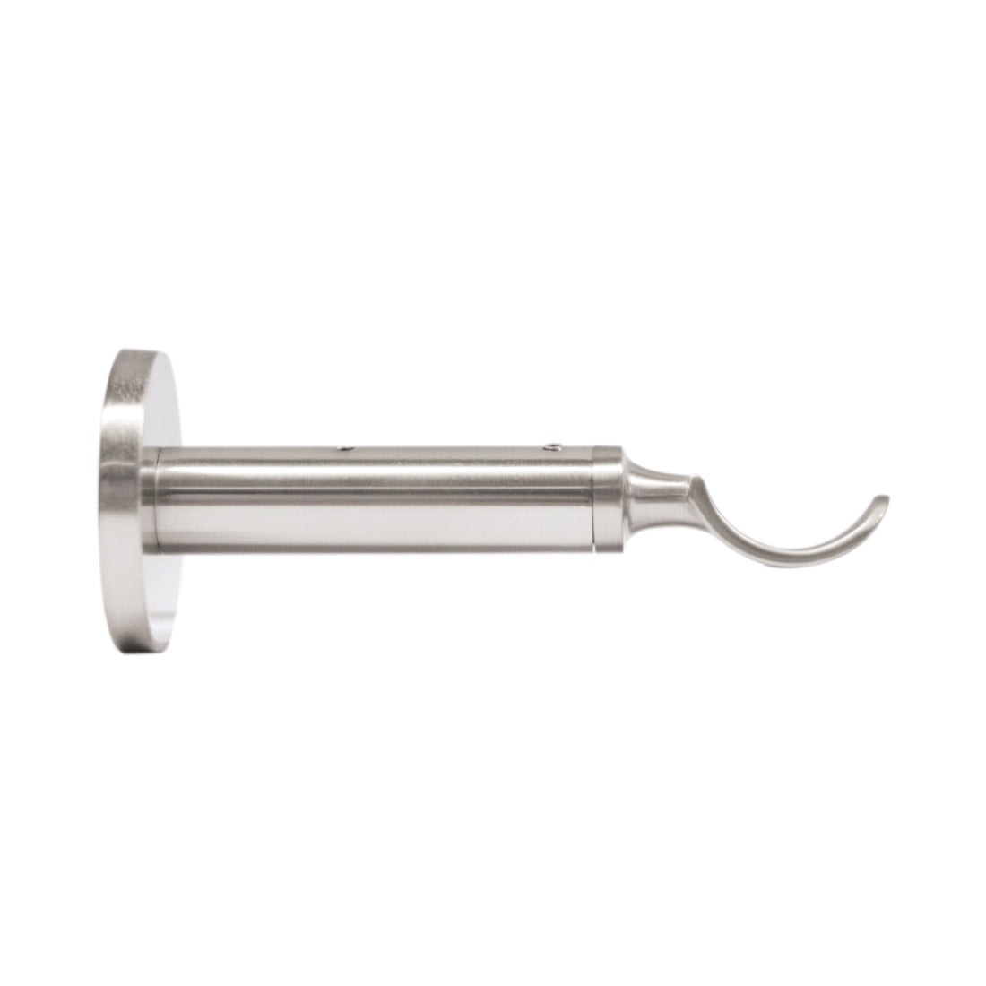 Jones Strand 35mm Metal Curtain Pole 11cm Passing Bracket - Matt Nickel