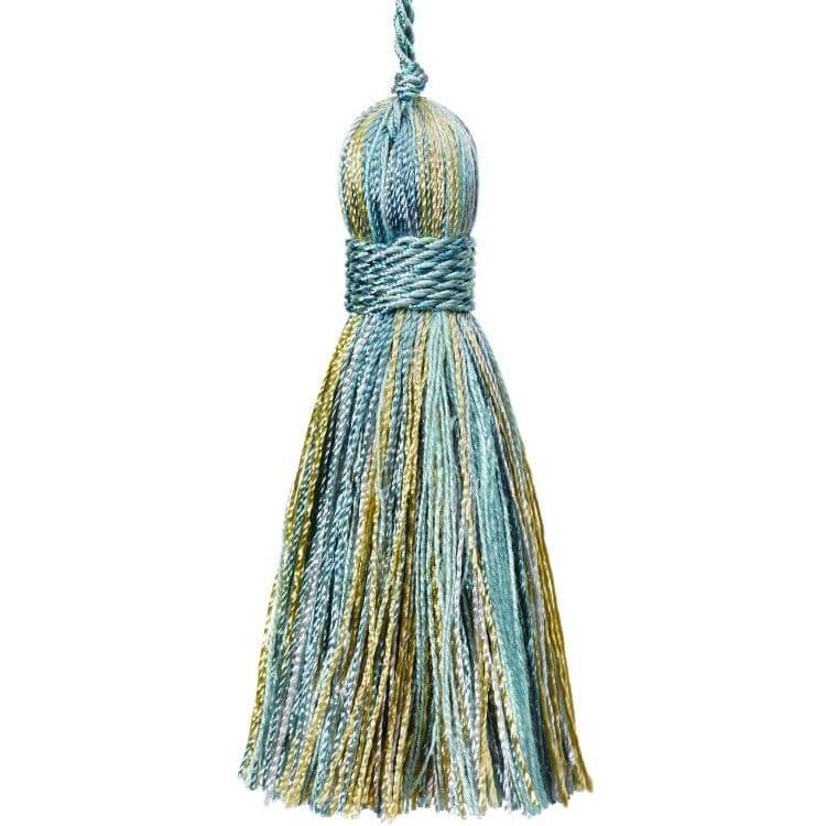 Hallis Highland Key Tassel - Aqua