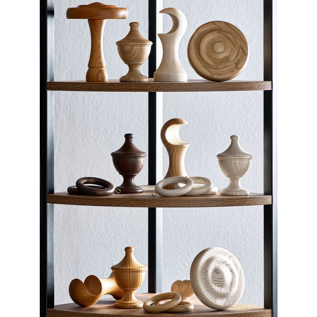 Laura Ashley Haywood 35mm Wooden Curtain Pole - Dark Chestnut