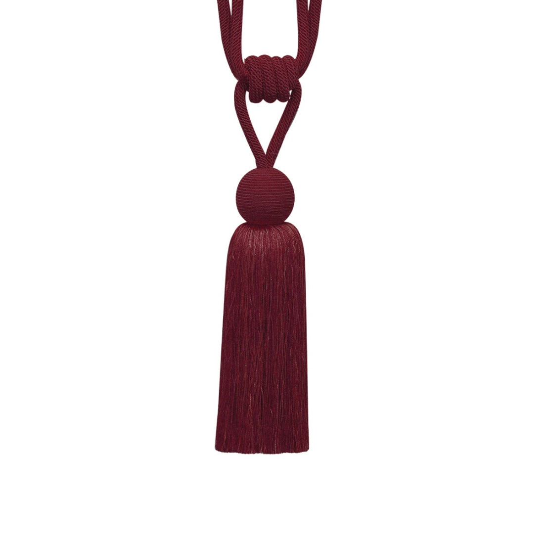 Jones Orb Tassel Tieback - Red