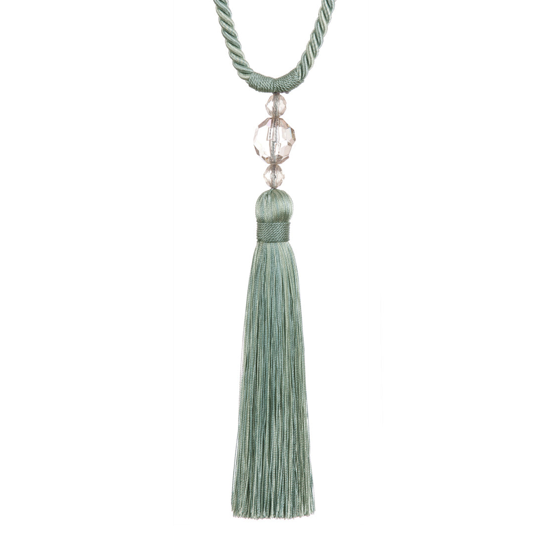 Jones Pixie Tassel Tieback - Sage