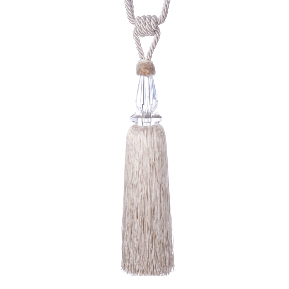 Jones Shard Tassel Tieback - Oyster