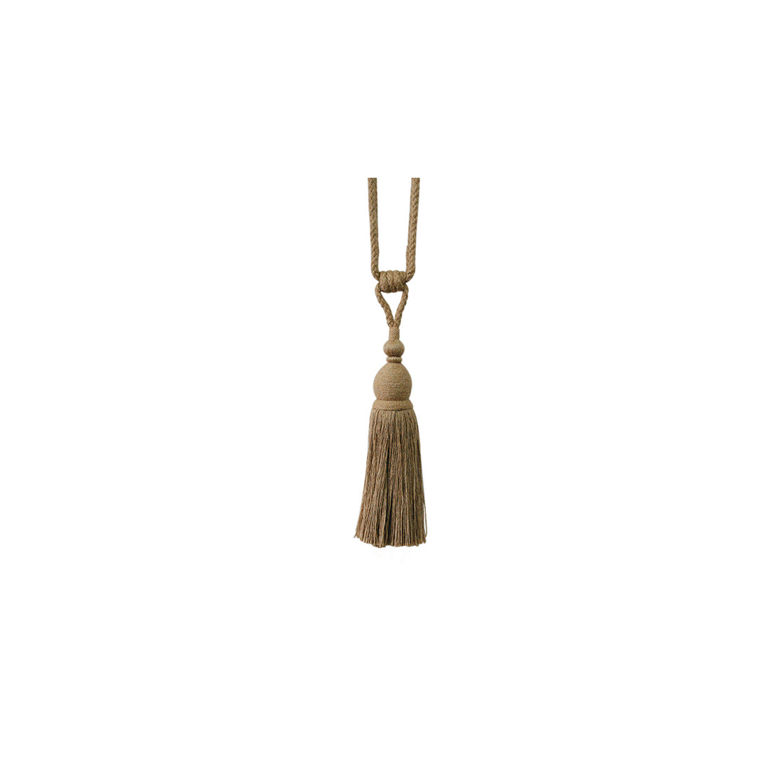 Jones Coastal Padstow Tassel Tieback - Jute
