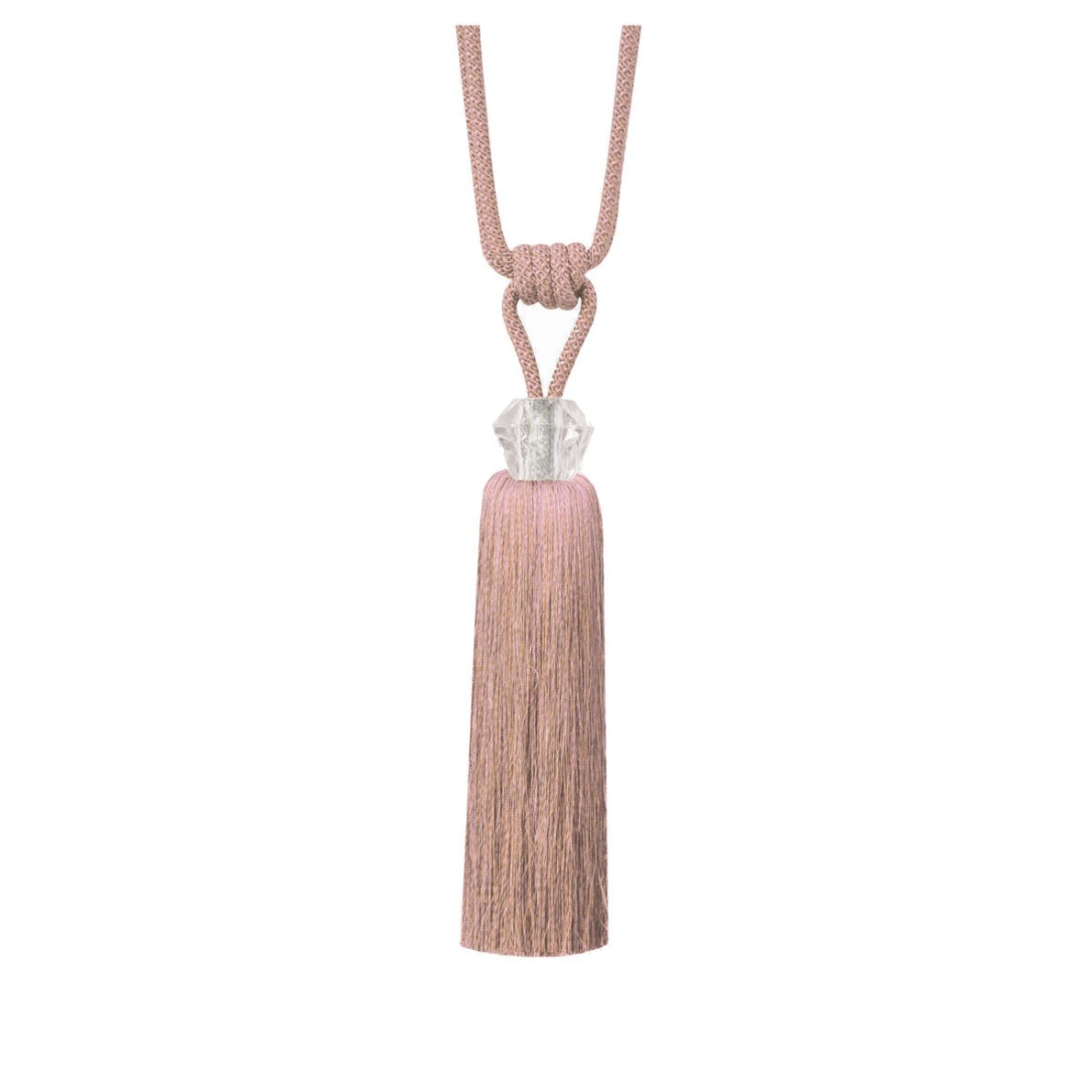 Jones Principal Dana Acrylic Tassel Tieback - Blush