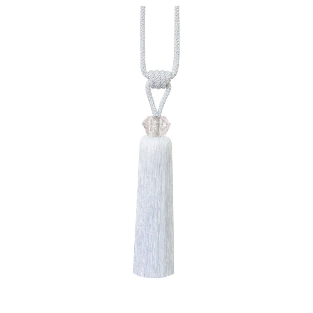 Jones Principal Dana Acrylic Tassel Tieback - White