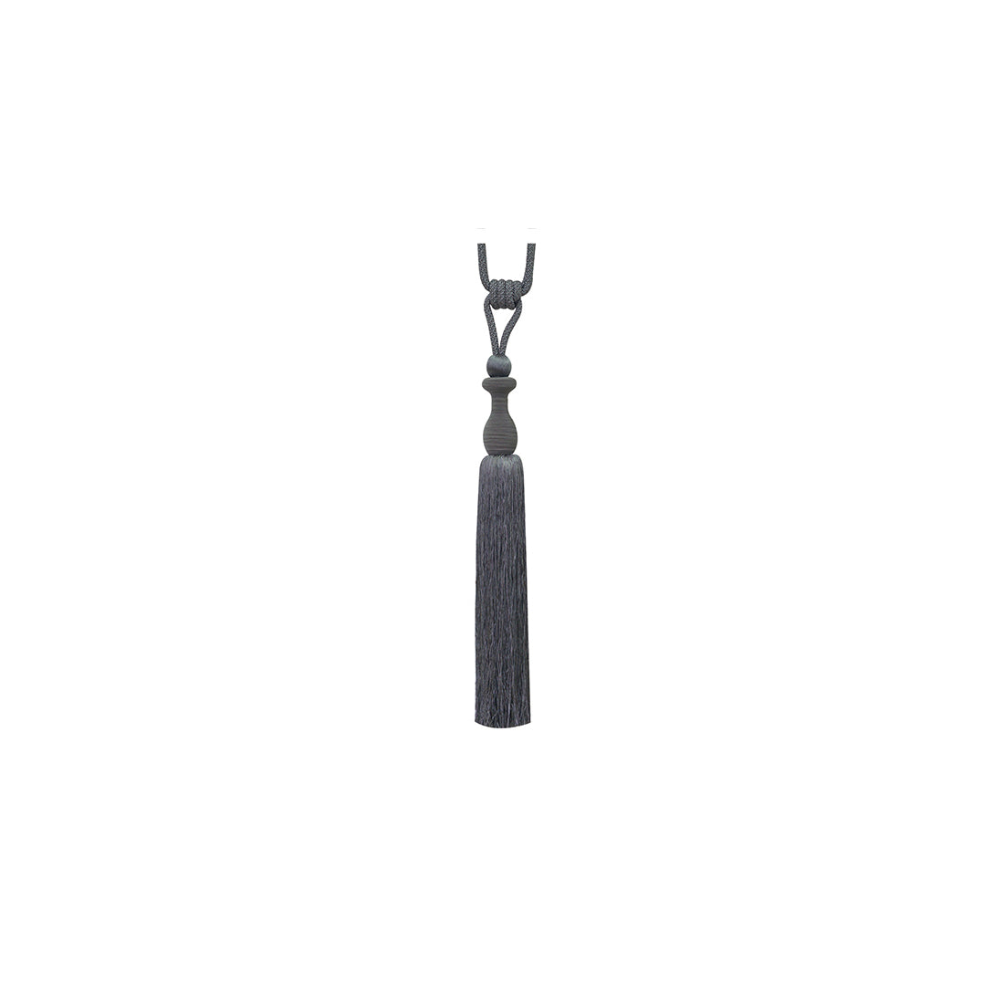 Jones Principal Adena Large Tassel Tieback - Steel