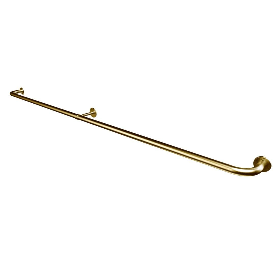 Integra French Curtain Pole - Antique Brass