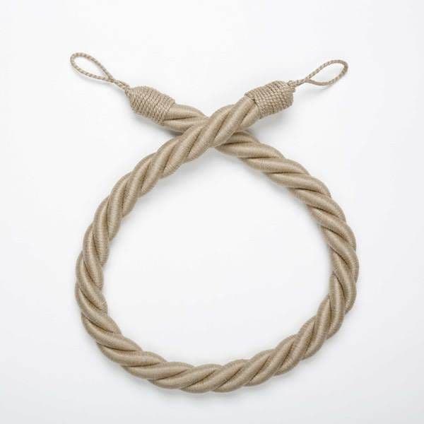 JLS Melody Rope Tiebacks (Pair) - Linen