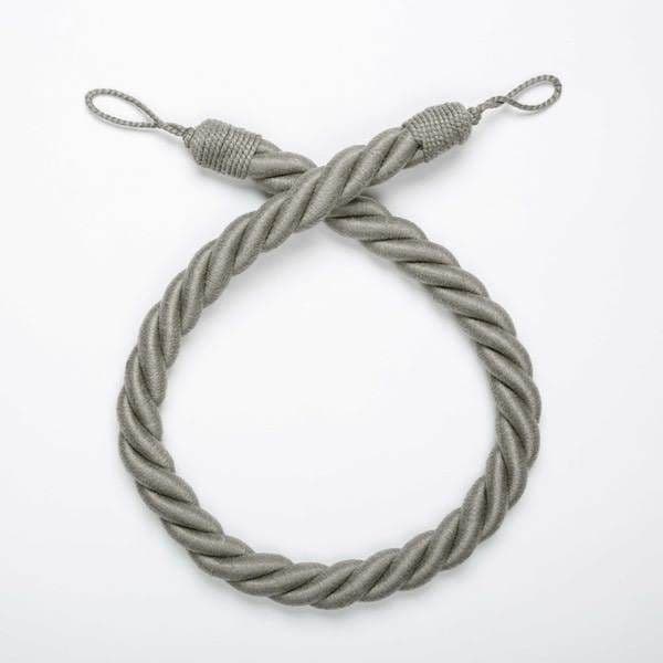 JLS Melody Rope Tiebacks (Pair) - Silver