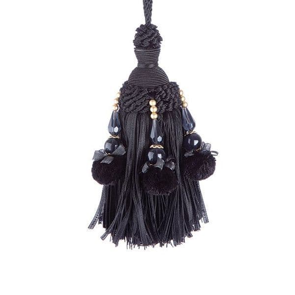 Jones Interlude Key Tassel - Black