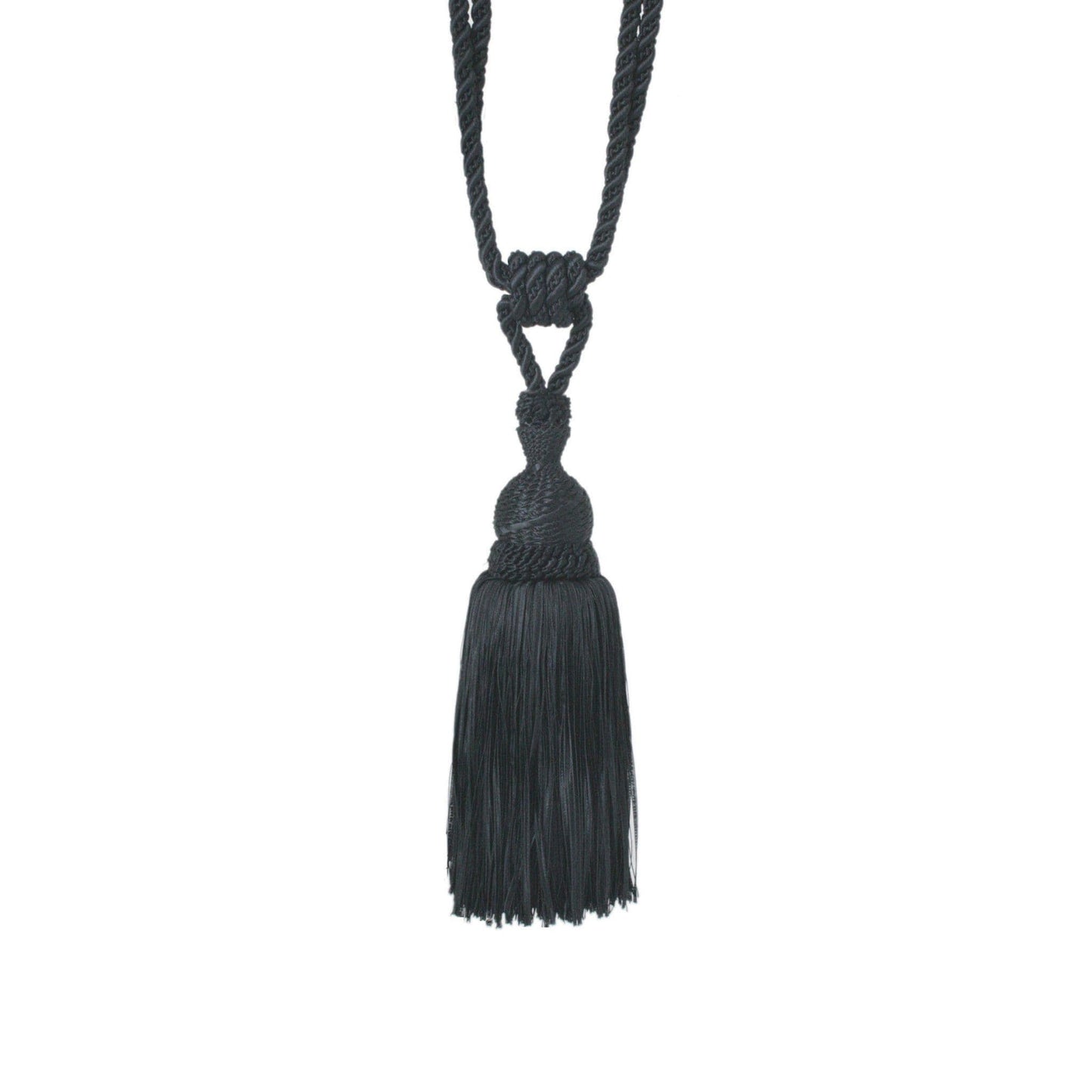 Jones Interlude Standard Tassel Tieback - Black