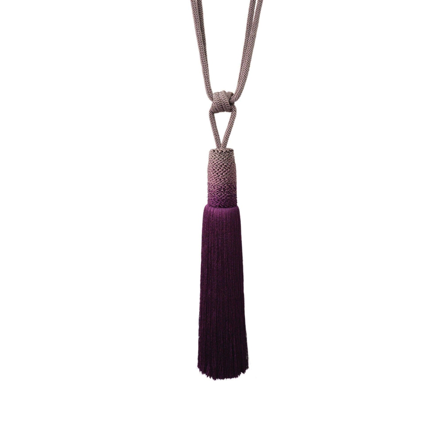 Jones Ombre Tassel Tieback - Plum