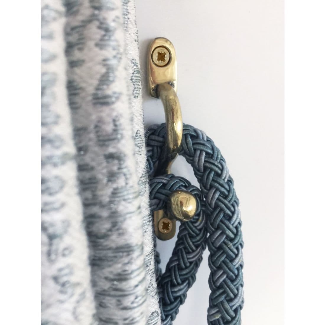 Jones Security Metal Curtain Tieback Hook - Brass