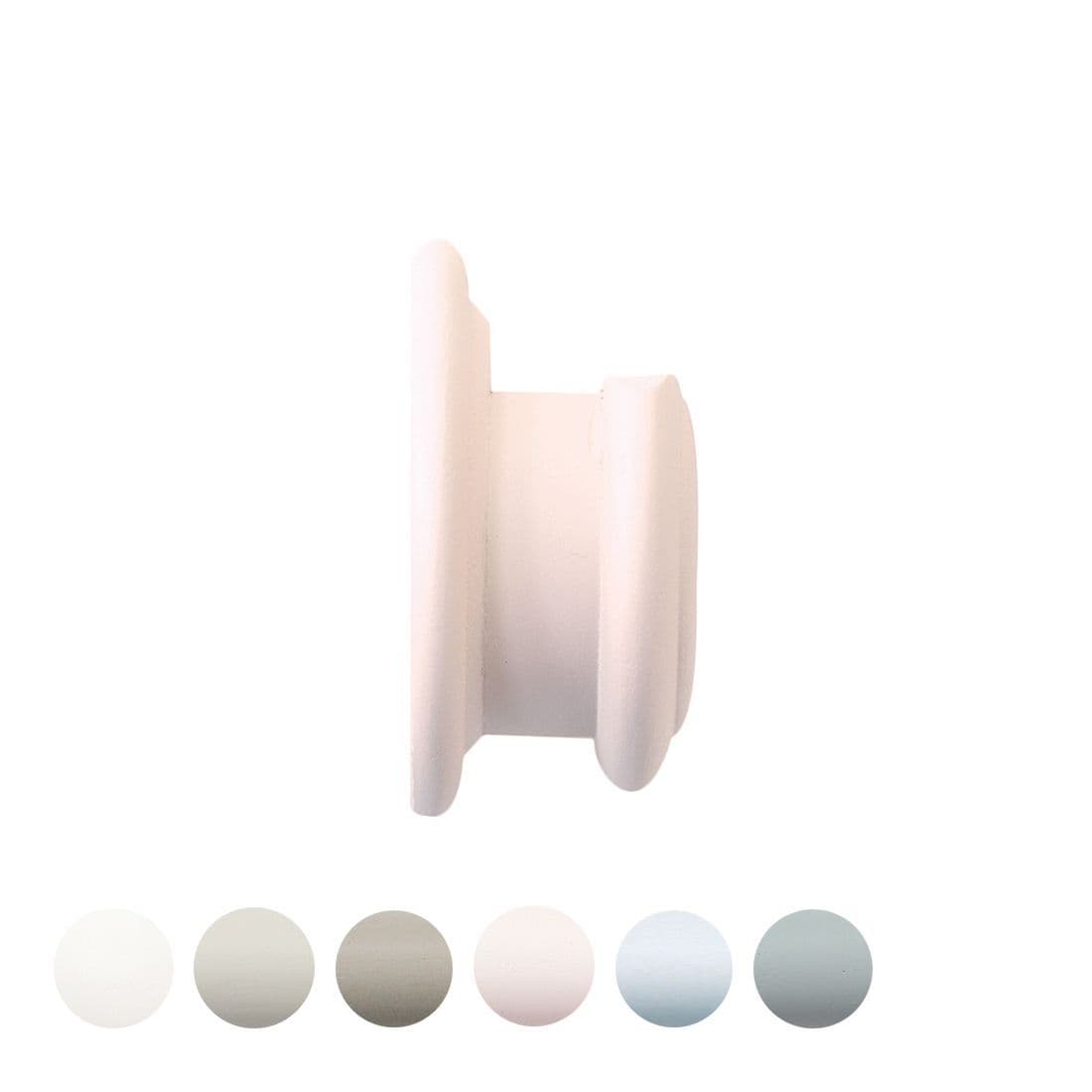 Jones Seychelles 40mm Wooden Curtain Pole Recess Bracket - Blush