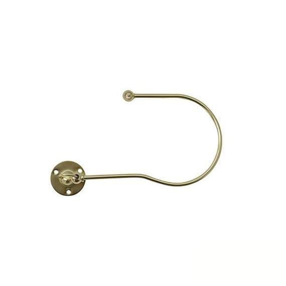 Jones Swing Embrace Metal Curtain Holdbacks (Pair) - Brass
