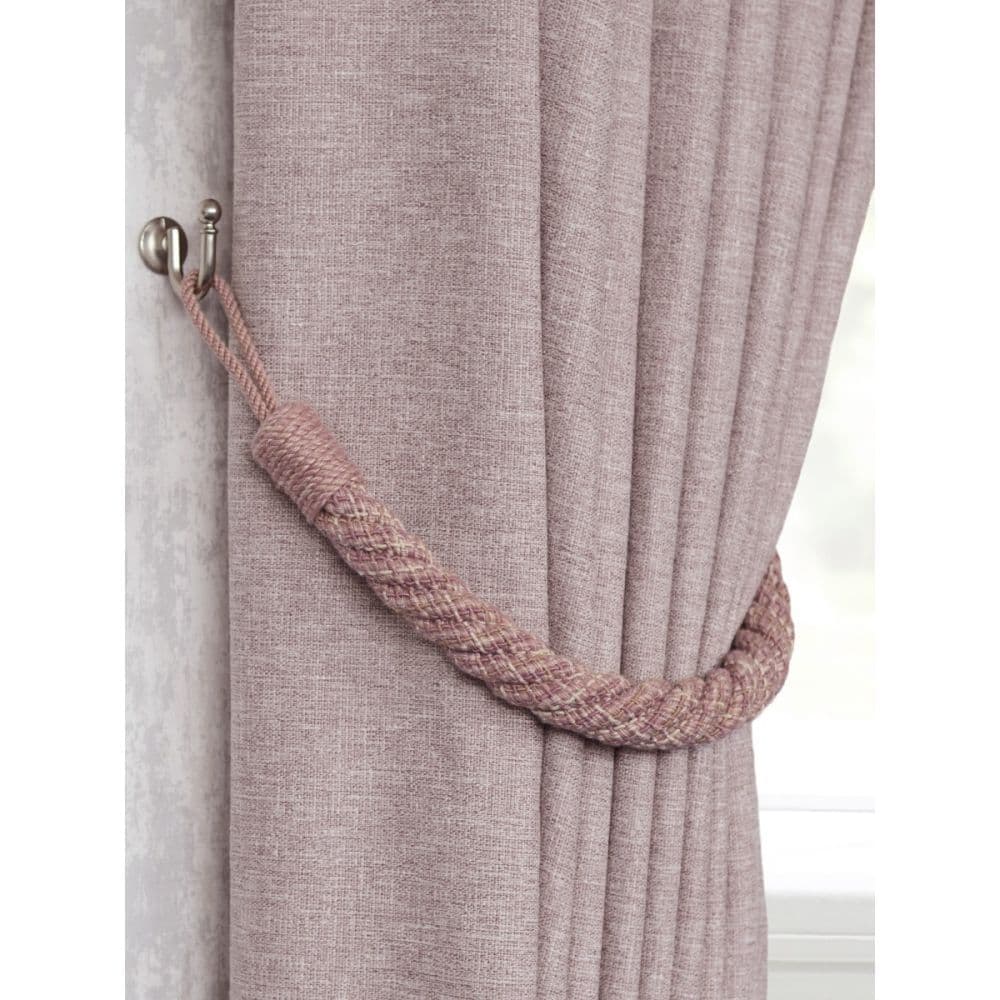 Laura Ashley Felton Rope Tiebacks (Pair) - Blush