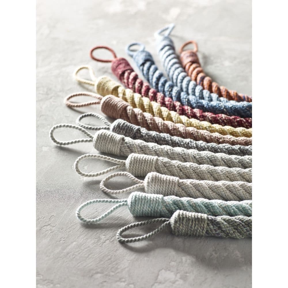 Laura Ashley Felton Rope Tiebacks (Pair) - Blush