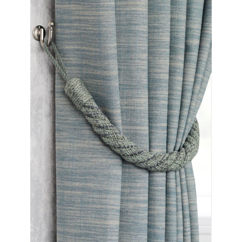 Laura Ashley Felton Rope Tiebacks (Pair) - Eucalyptus