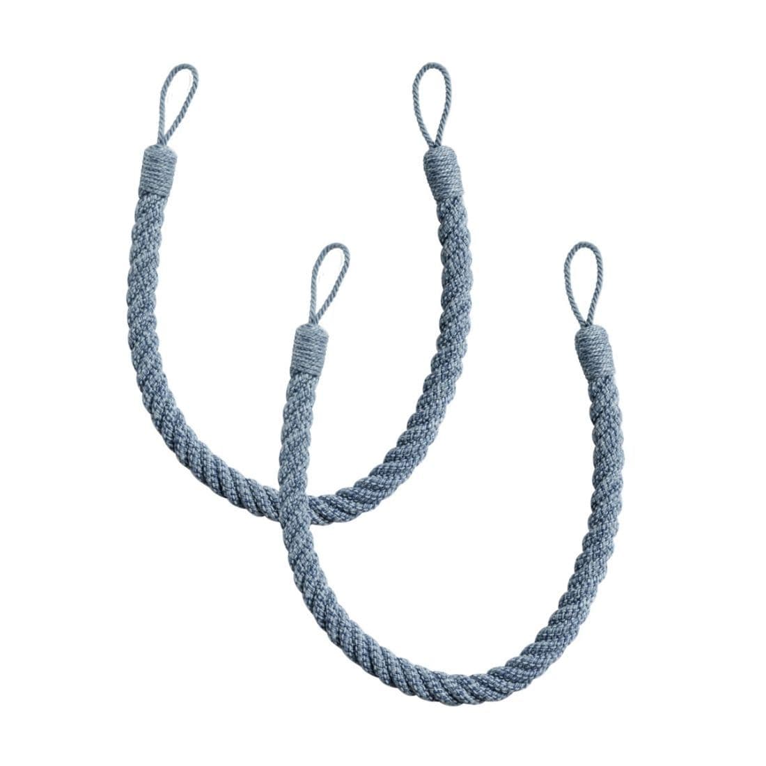 Laura Ashley Felton Rope Tiebacks (Pair) - Pale Seaspray