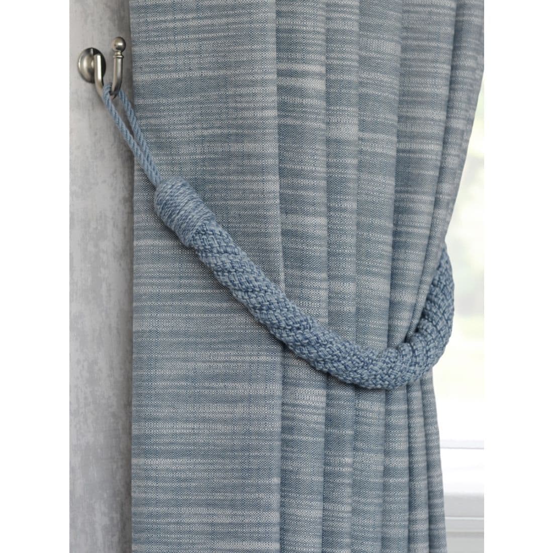 Laura Ashley Felton Rope Tiebacks (Pair) - Pale Seaspray