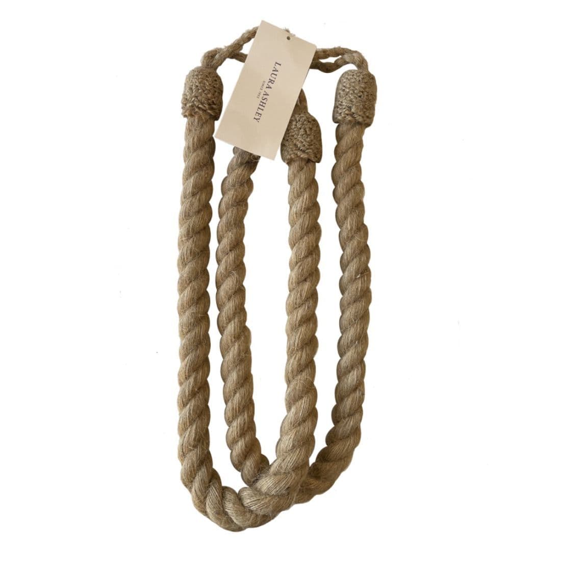 Laura Ashley Natural Rope Tiebacks (Pair) - Jute
