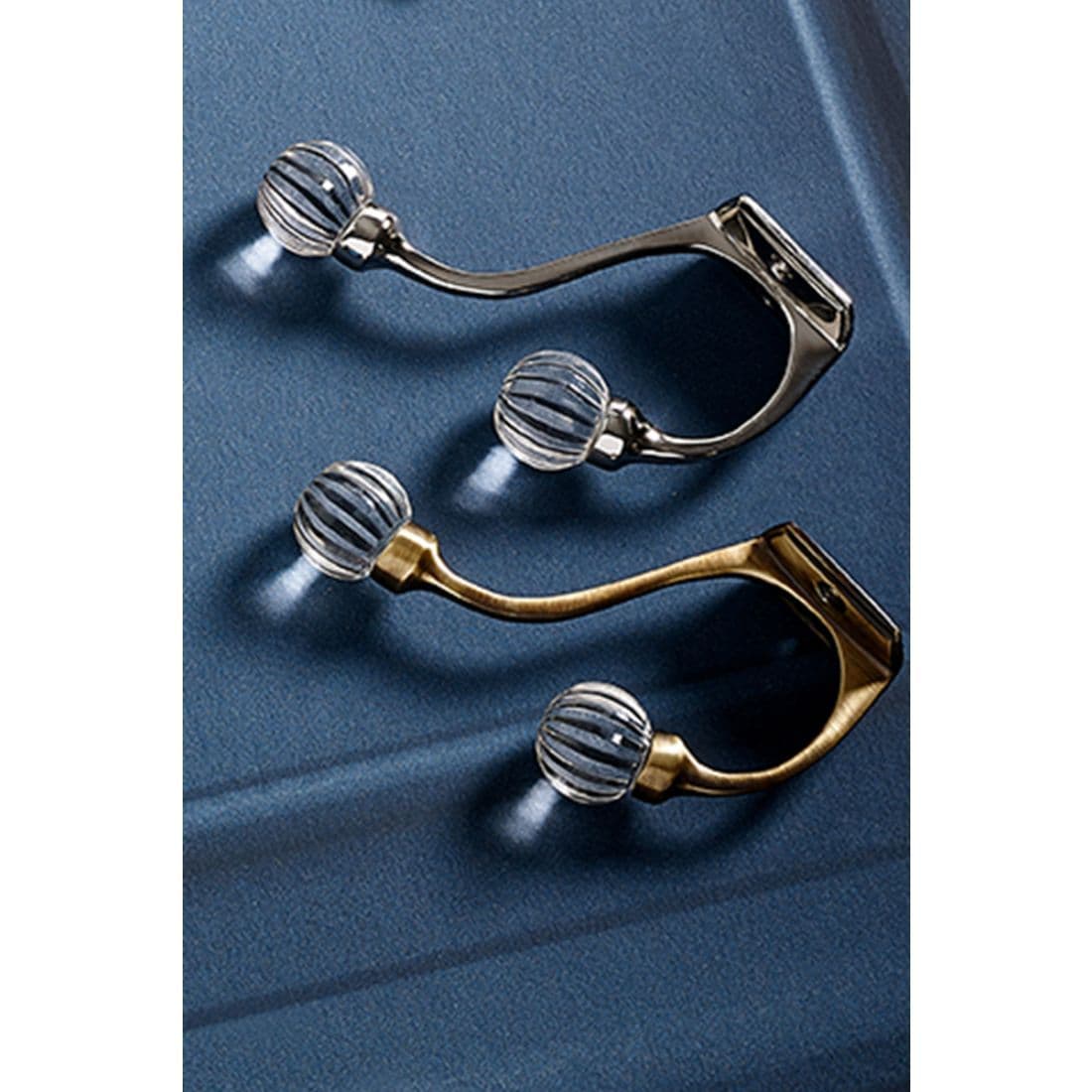 Laura Ashley Vivien Double Metal Curtain Tieback Hook - Antique Brass