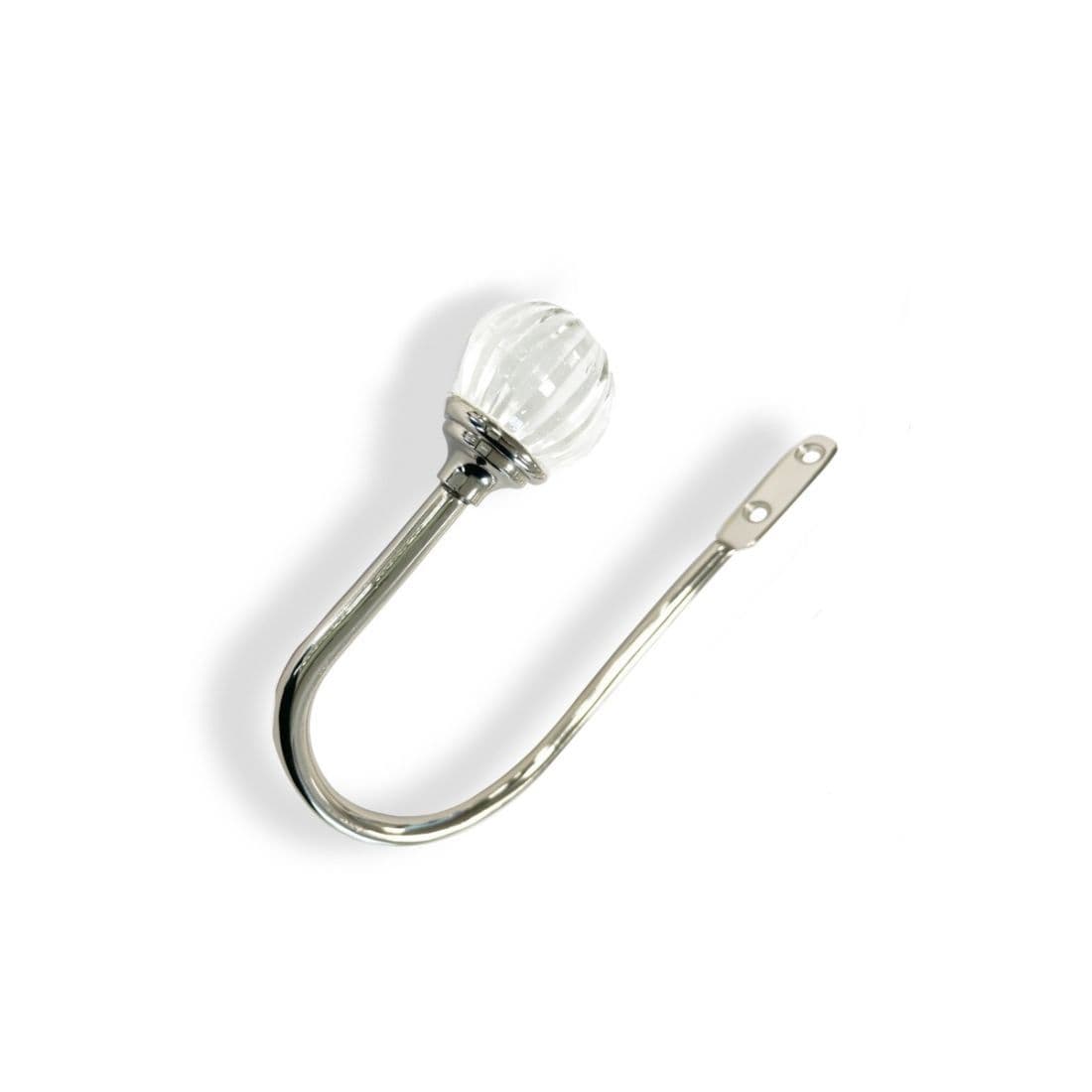 Laura Ashley Vivien Metal Curtain Holdback - Chrome