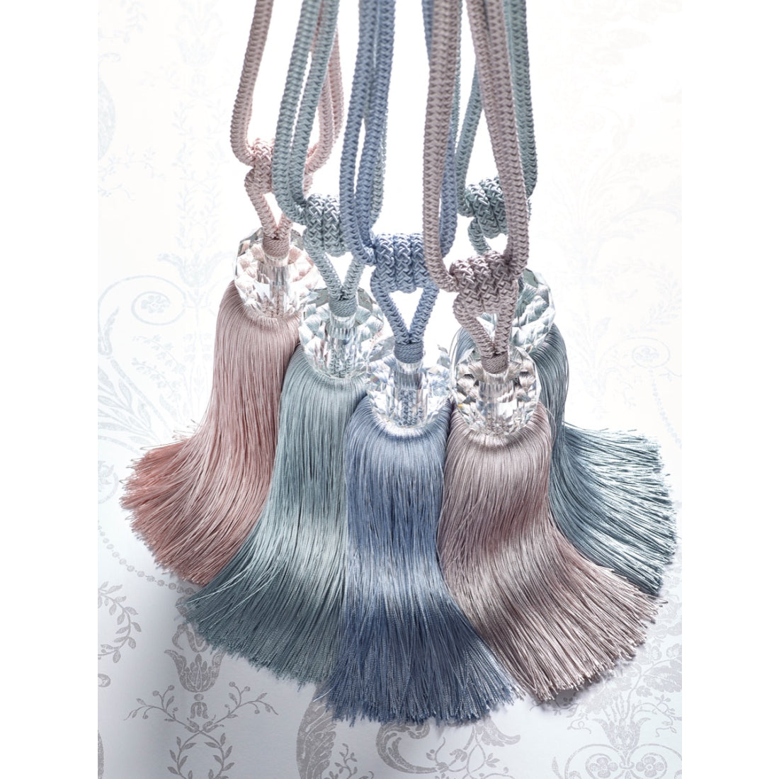 Laura Ashley Loren Glass Tassel Tieback - Blush