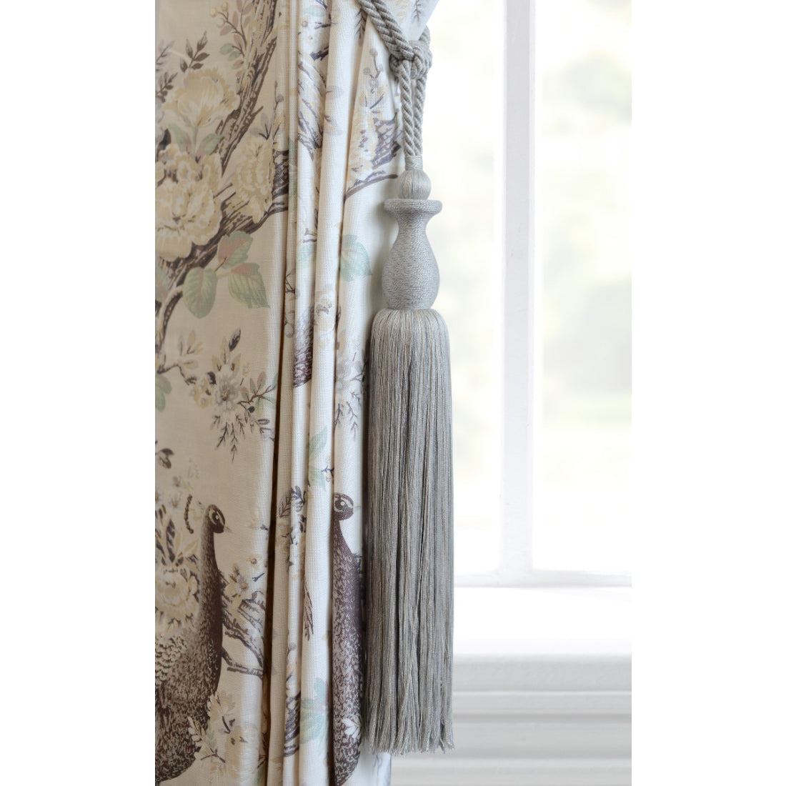 Laura Ashley Lucinda Tassel Tieback - Silver