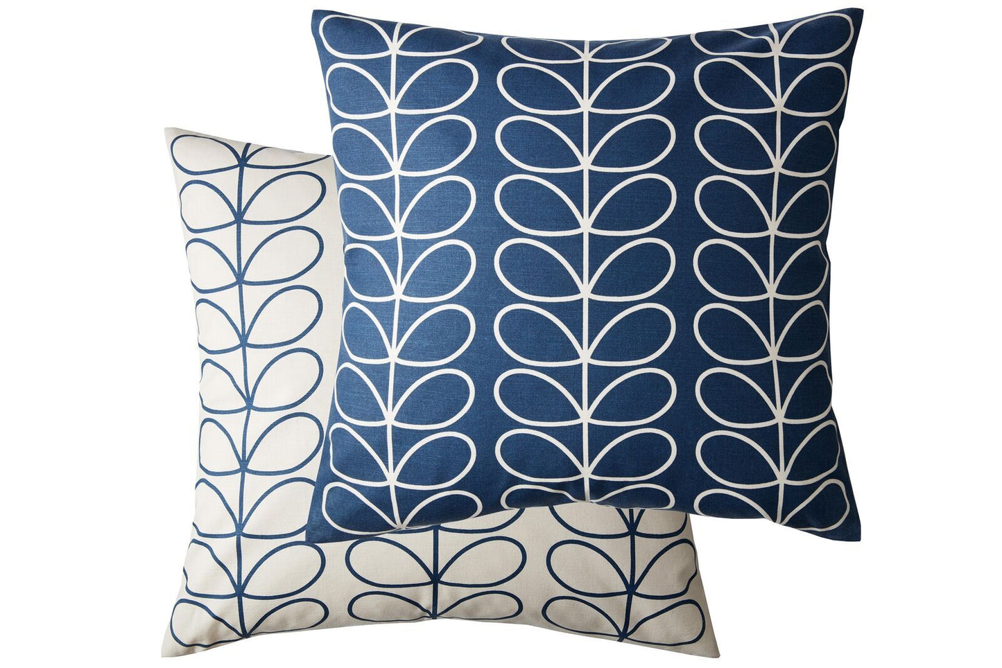 Orla Kiely Small Linear Stem Filled Cushion - Whale