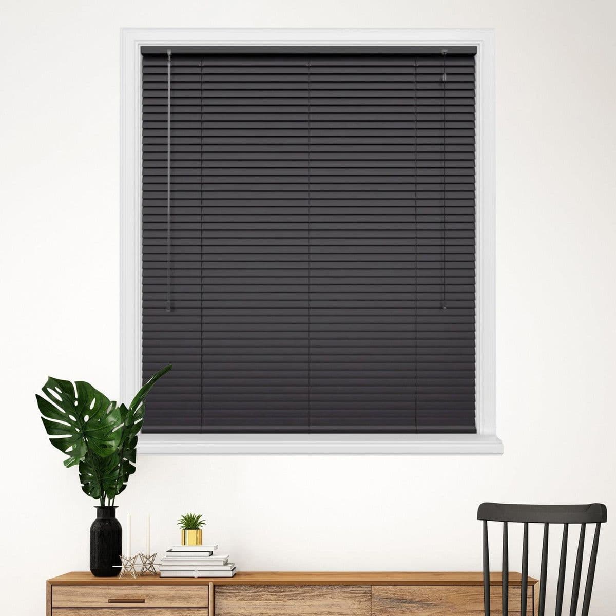 Speedy 25mm Aluminium Venetian Blind - Black