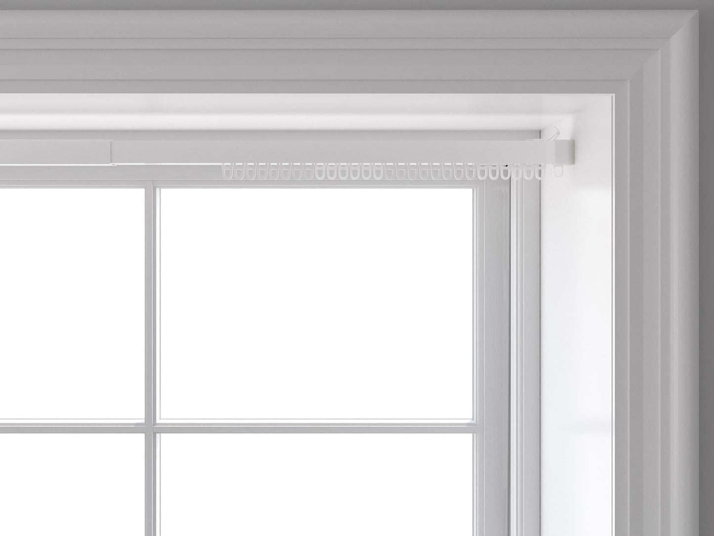 Speedy 60 Second Extendable Metal Curtain Track