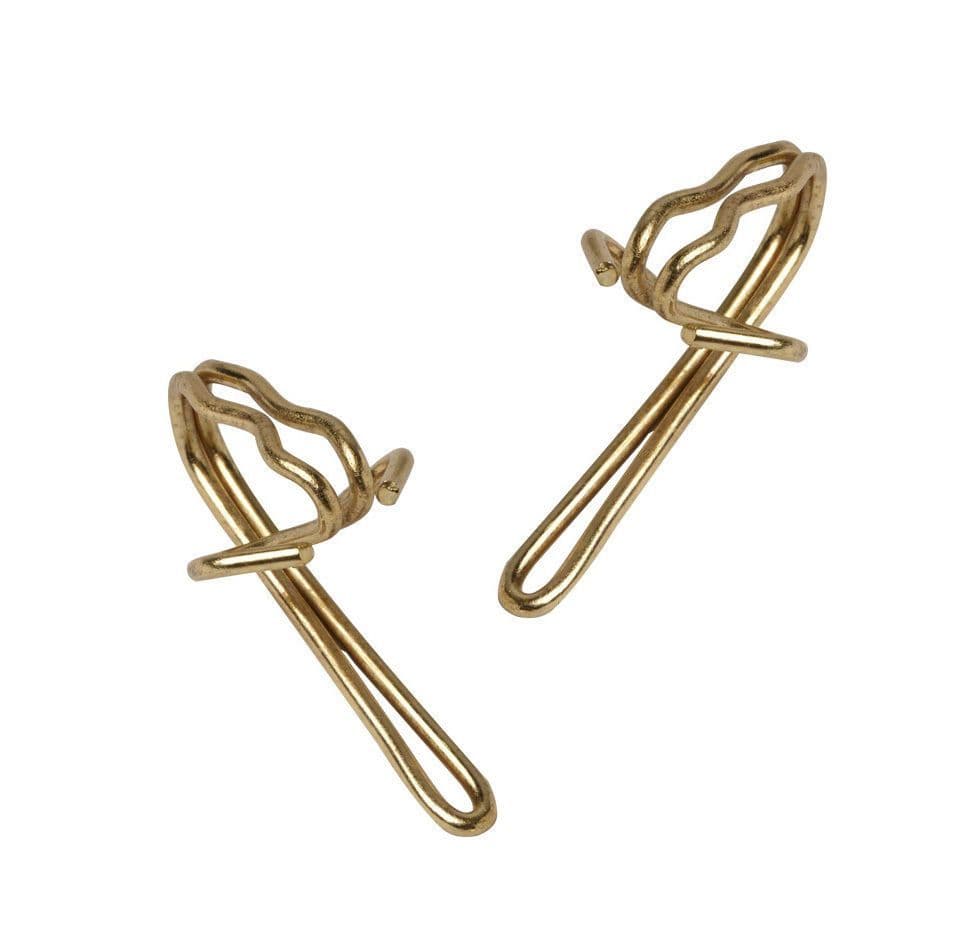 Speedy Brass Curtain Hooks (Pack of 20)