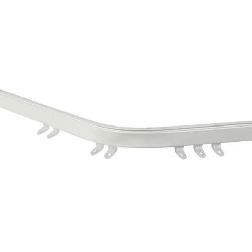Speedy Fineline Bendable Metal Curtain Track - White