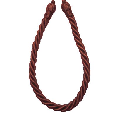 Speedy Milan Rope Tiebacks (Pair) - Dark Chocolate