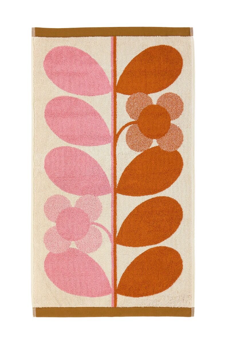 Orla Kiely Stem Bloom Duo Bath Towels - Blush