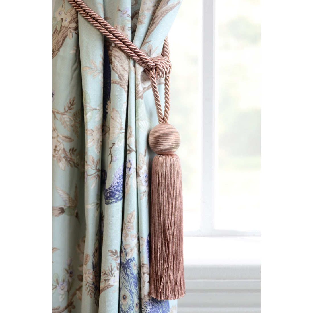 Laura Ashley Theodora Tassel Tieback - Carnation