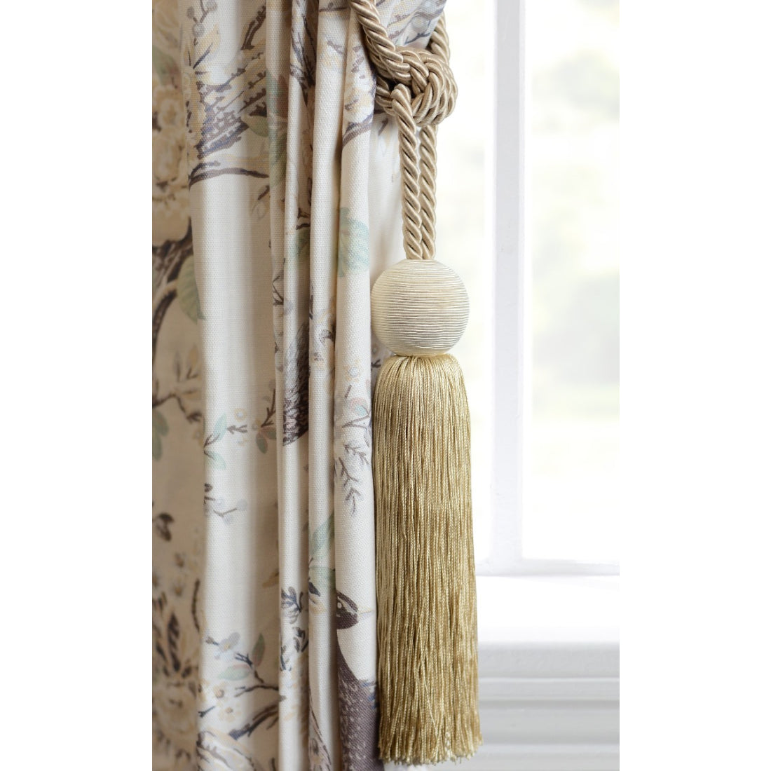 Laura Ashley Theodora Tassel Tieback - Pale Gold