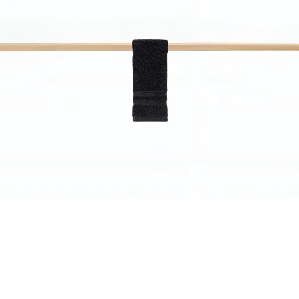 Torres Novas Elegance Bath Towels - Caviar Black