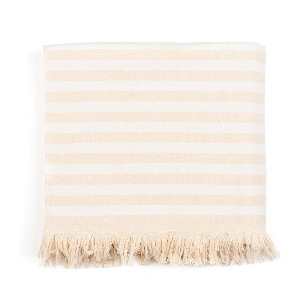 Torres Novas Barra Beach Towels - White
